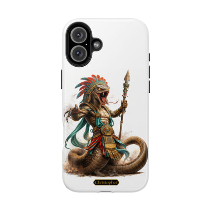 Xolotl the Cobra – Serpent of the Sun Temple - iPhone Case