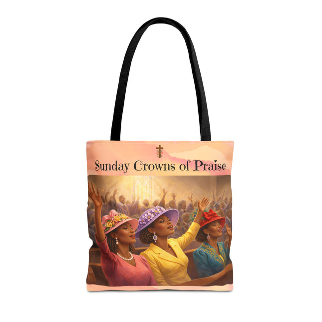 Sunday Crowns of Praise - Tote Bag