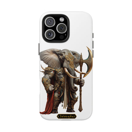 Rajah the Elephant – Guardian of the Golden Empire - iPhone Case
