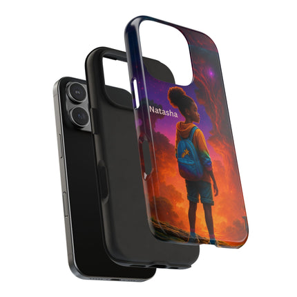 Limitless Wonder - Girl - iPhone Case - personalized