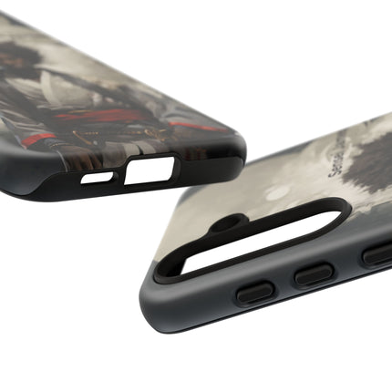 Black Samurai Warrior - Samsung Galaxy phone case - personalized