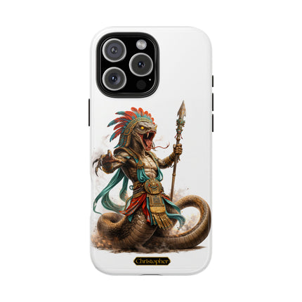 Xolotl the Cobra – Serpent of the Sun Temple - iPhone Case
