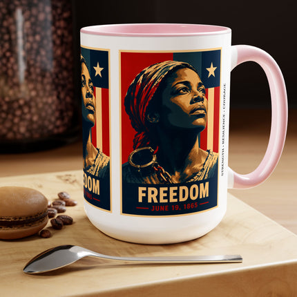 Juneteenth Freedom - 15oz Mug