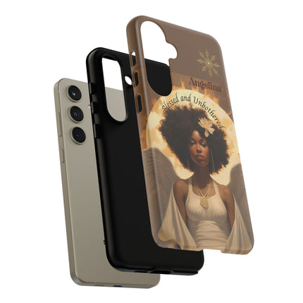 Blessed and Unbothered - Samsung Galaxy phone case - personalized