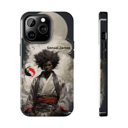 Black Samurai Warrior - iPhone Case - personalized