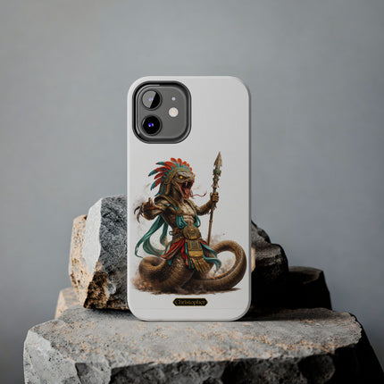 Xolotl the Cobra – Serpent of the Sun Temple - iPhone Case