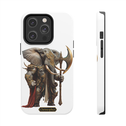 Rajah the Elephant – Guardian of the Golden Empire - iPhone Case