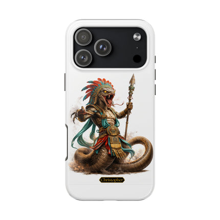 Xolotl the Cobra – Serpent of the Sun Temple - iPhone Case