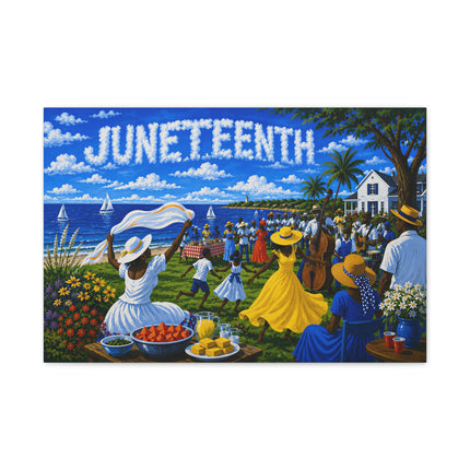 Juneteenth Gullah Gathering Canvas Print