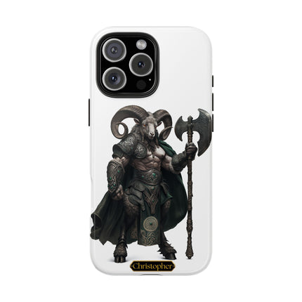 Caelan the Ram – Warden of the Clans - iPhone Case