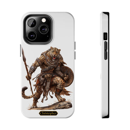 Thabo the Leopard – Spear of the Savanna - iPhone Case