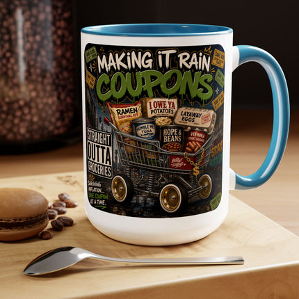 Making It Rain Coupons™ – 15oz Accent Mug