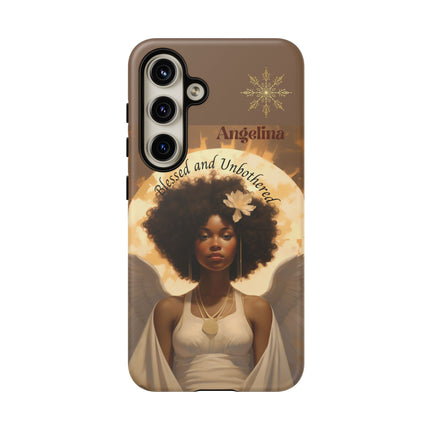 Blessed and Unbothered - Samsung Galaxy phone case - personalized