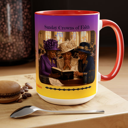 Sunday Crowns of Faith - 15oz mug