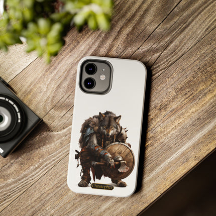 Ragnar the Wolf – Viking Berserker iPhone Case
