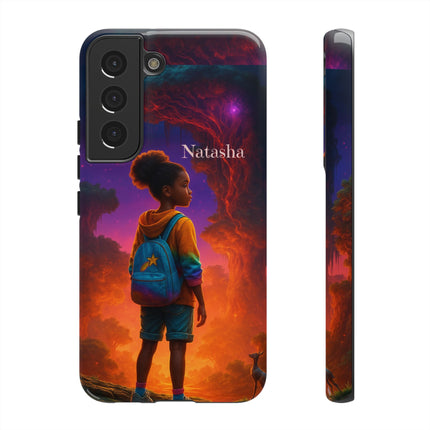 Limitless Wonder - Girl - Samsung Galaxy phone case - personalized