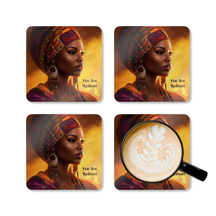 You Are Radiant - coaster set