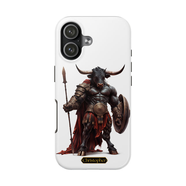 Leonas the Bull – Shield of Sparta - iPhone Case