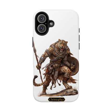 Thabo the Leopard – Spear of the Savanna - iPhone Case