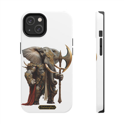 Rajah the Elephant – Guardian of the Golden Empire - iPhone Case