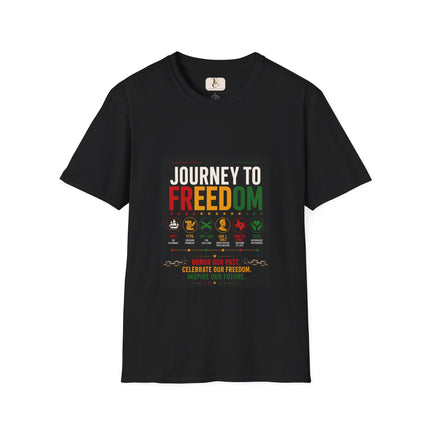 Journey To Freedom Juneteenth - T-shirt