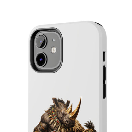 Shaka the Rhino – Warrior Chief - iPhone Case