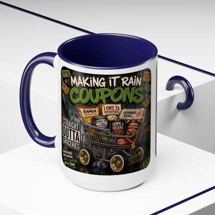 Making It Rain Coupons™ – 15oz Accent Mug