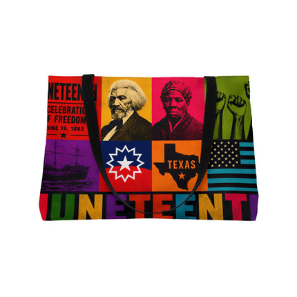 Juneteenth Pop Heritage Weekender Tote