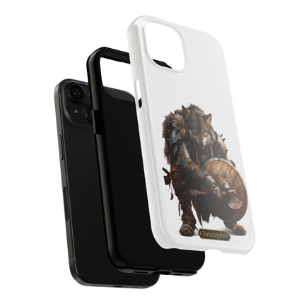 Ragnar the Wolf – Viking Berserker iPhone Case