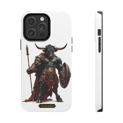 Leonas the Bull – Shield of Sparta - iPhone Case