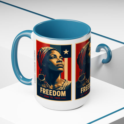 Juneteenth Freedom - 15oz Mug