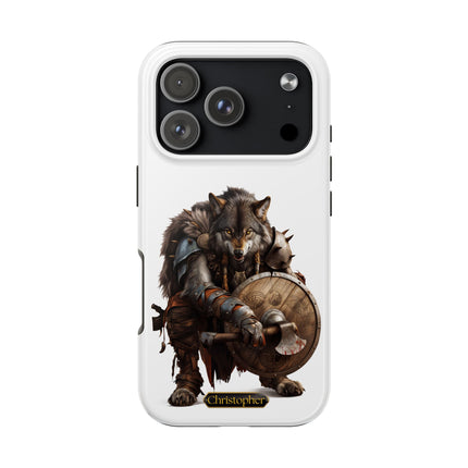 Ragnar the Wolf – Viking Berserker iPhone Case