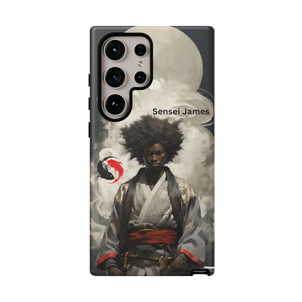 Black Samurai Warrior - Samsung Galaxy phone case - personalized