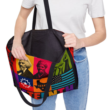 Juneteenth Pop Heritage Weekender Tote