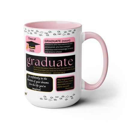 Graduation Mug - Class of 2026 - 15oz - color