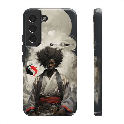 Black Samurai Warrior - Samsung Galaxy phone case - personalized