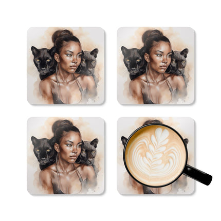 Strength and Beauty - coaster set