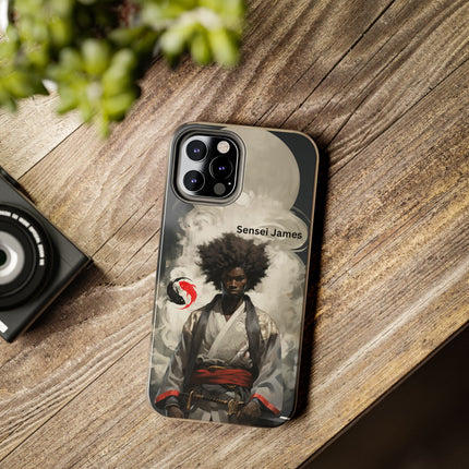 Black Samurai Warrior - iPhone Case - personalized