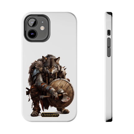 Ragnar the Wolf – Viking Berserker iPhone Case