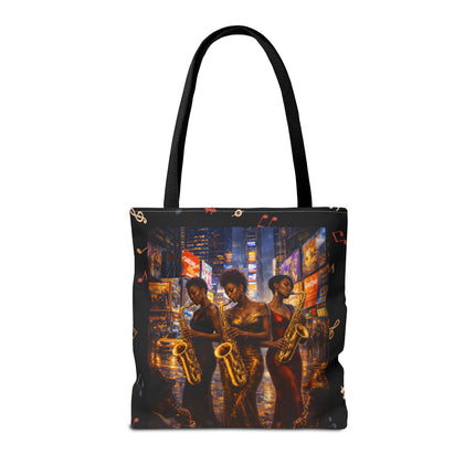 Queens of the Horn - Rhythm in the City - Tote Bag