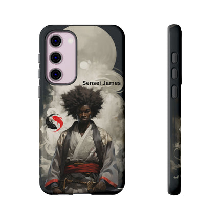 Black Samurai Warrior - Samsung Galaxy phone case - personalized
