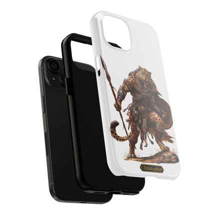 Thabo the Leopard – Spear of the Savanna - iPhone Case