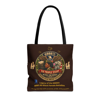 Six Triple Eight Postal Battalion - Tote Bag - brown