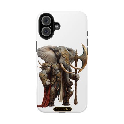 Rajah the Elephant – Guardian of the Golden Empire - iPhone Case