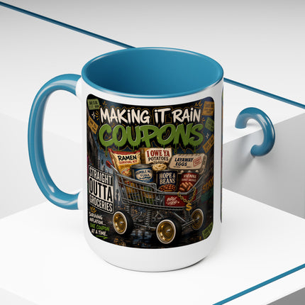 Making It Rain Coupons™ – 15oz Accent Mug