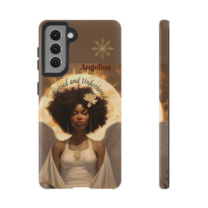 Blessed and Unbothered - Samsung Galaxy phone case - personalized