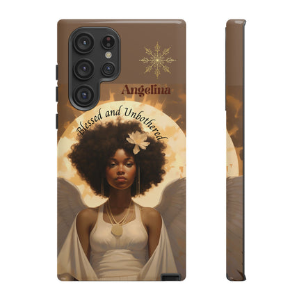 Blessed and Unbothered - Samsung Galaxy phone case - personalized
