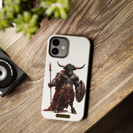 Leonas the Bull – Shield of Sparta - iPhone Case