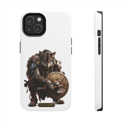 Ragnar the Wolf – Viking Berserker iPhone Case