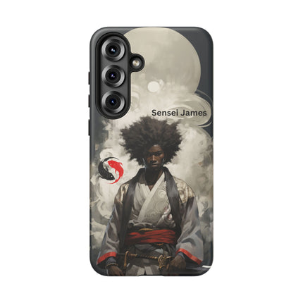 Black Samurai Warrior - Samsung Galaxy phone case - personalized